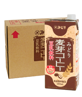 みどり麦芽コーヒー　豆乳飲料1000ml