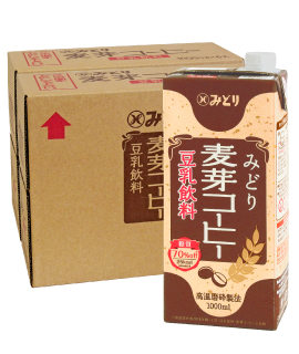 みどり麦芽コーヒー　豆乳飲料1000ml